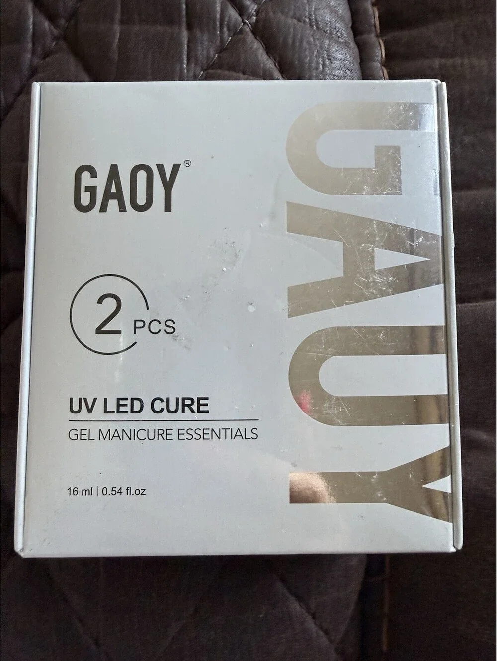 GAOY Gel Base & Topcoat Set 2 Pcs UV LED Cure 0.54 fl oz New Sealed